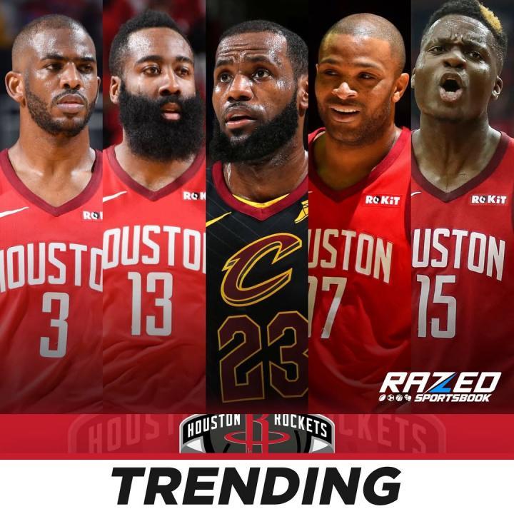 美媒：詹姆斯2018年曾考虑签约火箭 想想他和哈登保罗的三巨头？